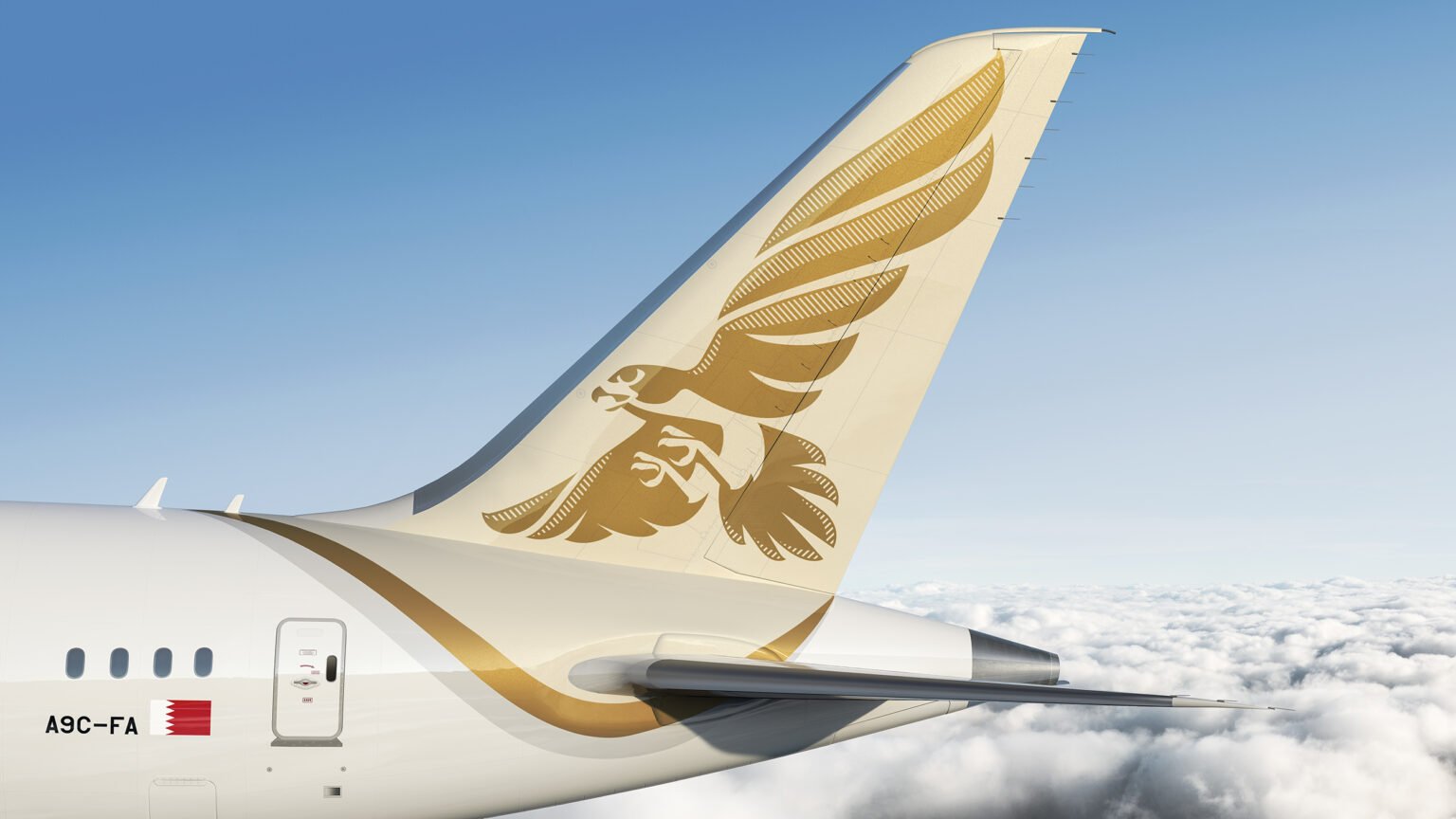 GULF AIR, Large 8in Falcon Logo Window Sticker, Travel, Middle East | eBay